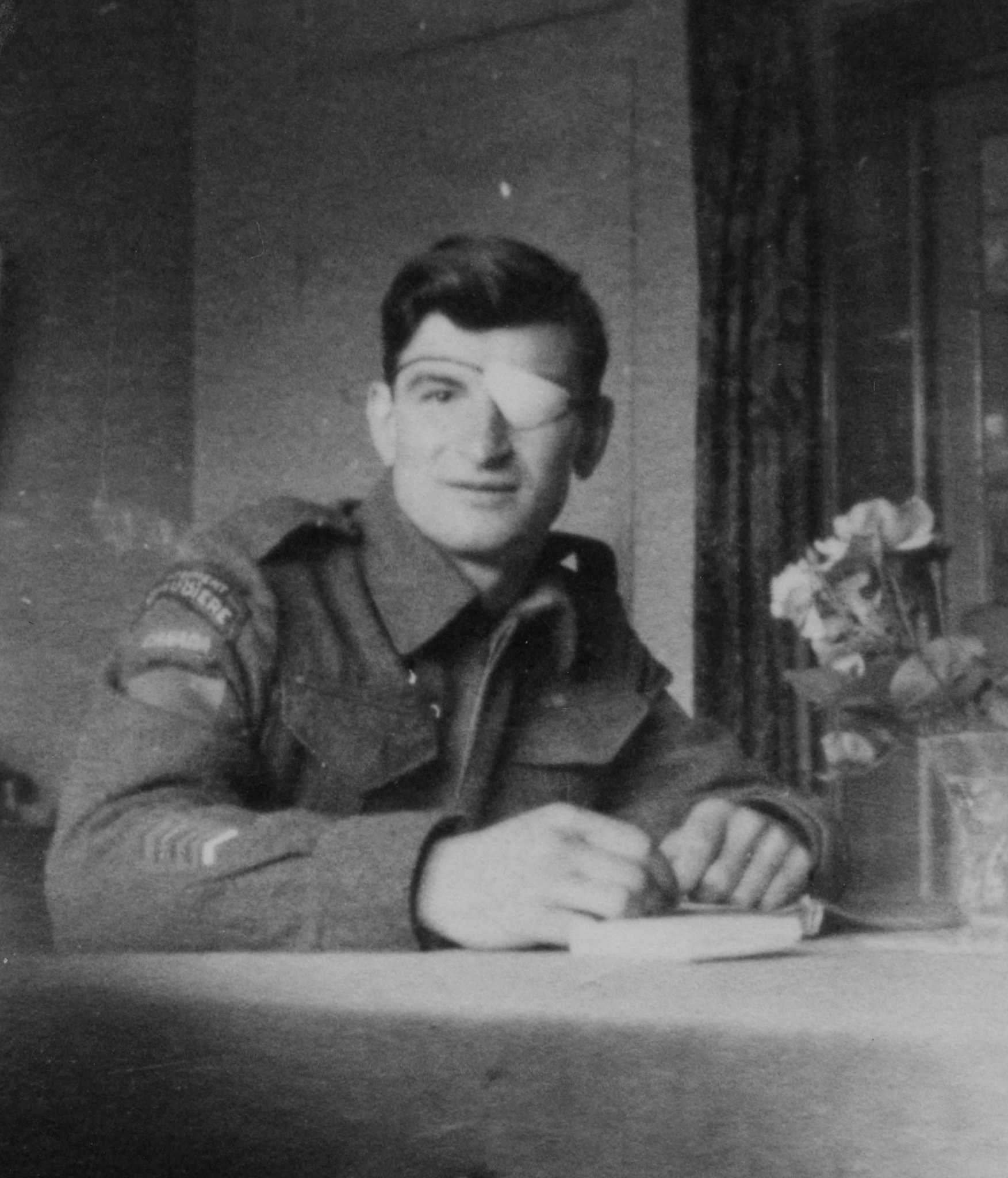 Léo Major c1944 2025 11 20LucLepine LeoMajorOne eyedLiberatorOfZwolle Photoc1944